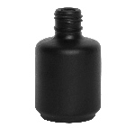 0.5 oz Black Painted Gel Polish Bottle | 15mm neck