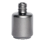 0.5 oz Silver Painted Gel Polish Bottle | 15mm neck