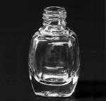 0.5 oz Clear Nail Polish Bottle | Square-Oval | 15mm neck