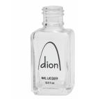 1/2oz Printed Polish Bottle | "dion" Logo| 15mm neck | Clear Square Bottle