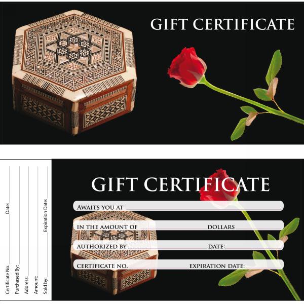 Gift Certificate | Design 03