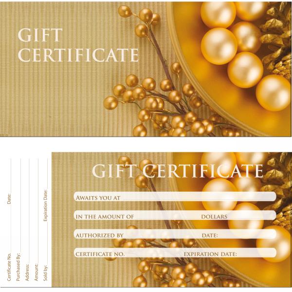 Gift Certificate | Design 06