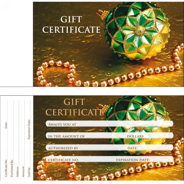 Gift Certificate | Design 11