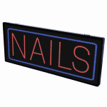 2-In-1 Led Sign || NAILS with frame