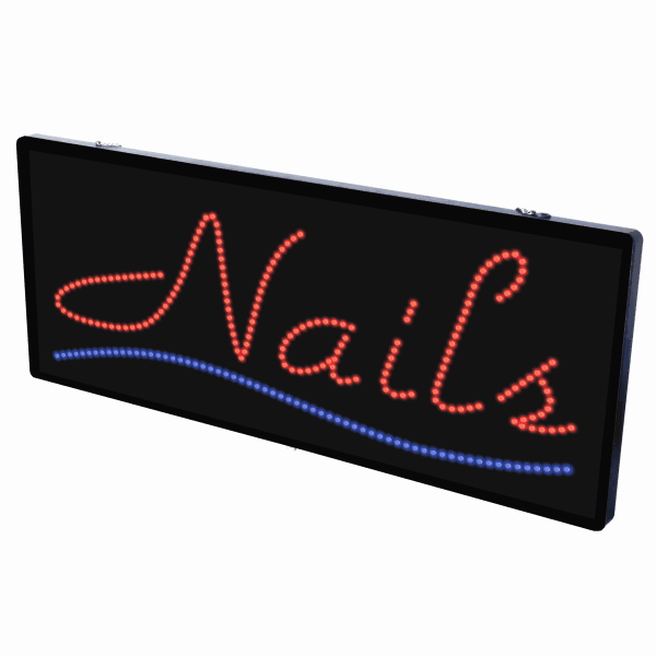 2-In-1 Led Sign || Nails with underline