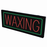 2-In-1 Led Sign || WAXING with frame