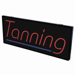 2-In-1 Led Sign || Tanning with underline
