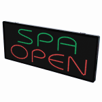 2-In-1 Led Sign ll SPA OPEN