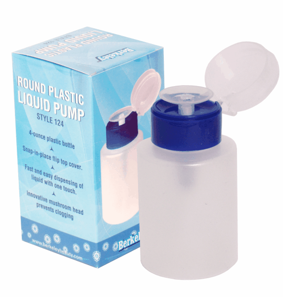 4-oz Round Liquid Pump | Clear