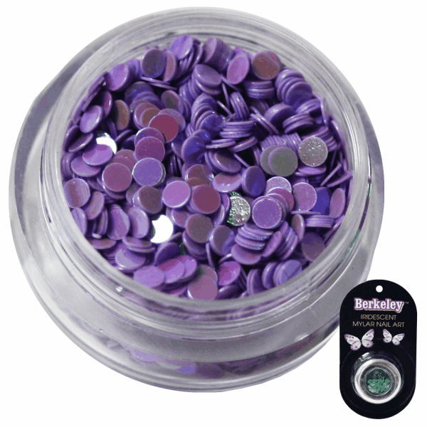 Irridescent Mylar Spangle | Full Round | Purple