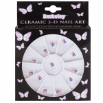 Ceramic 3-D Nail Art | Flag
