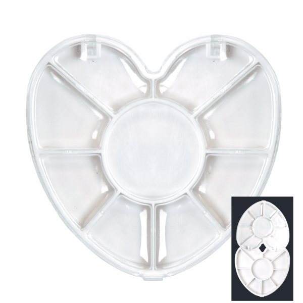 Heart Shaped Small Plastic Container