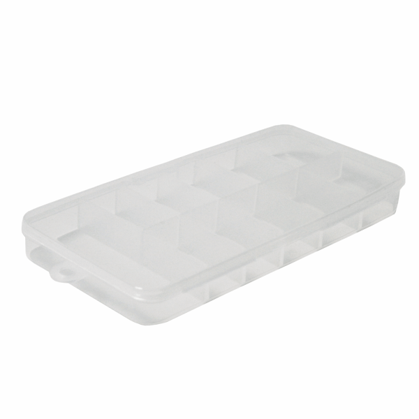 11-Slot Clear Soft Plastic Mini Tip Box