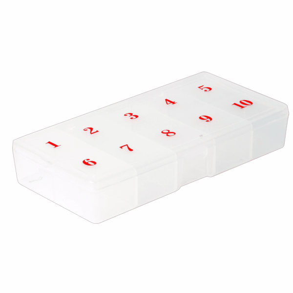 10-Slot Soft Plastic Small Tip Box