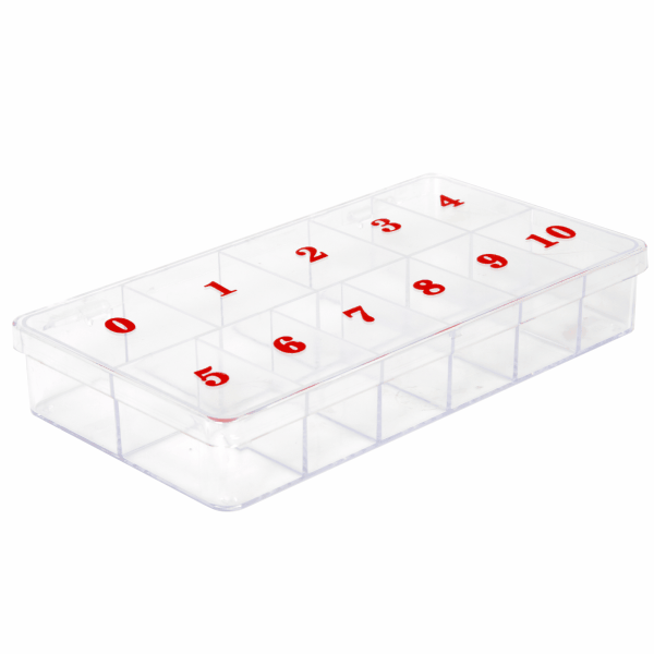 11-Slot Hard Plastic Large Tip Box