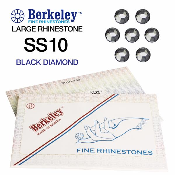 Berkeley Large Rhinestones | SS10 | 2.8mm | Black Diamond