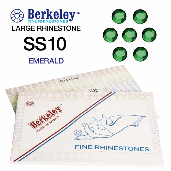 Berkeley Large Rhinestones | SS10 | 2.8mm | Emerald
