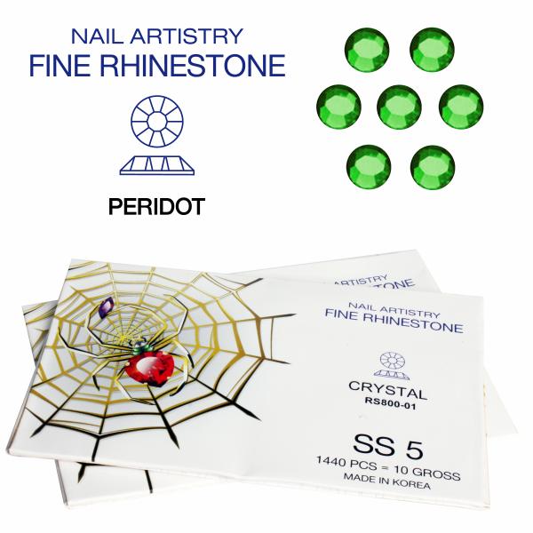 Spider Rhinestone | SS-5 | Peridot