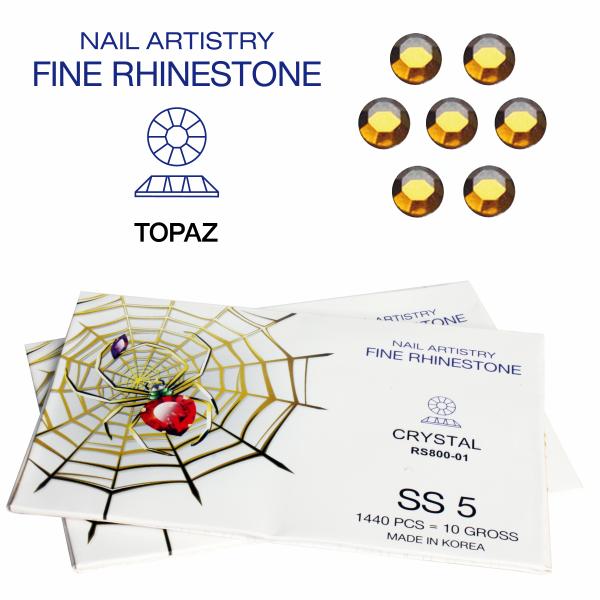 Spider Rhinestone | SS-5 | Topaz