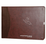 Daniel Stone 8-Column 200-Page Leather Appointment Book | Burgundy-Brown  {15/case}