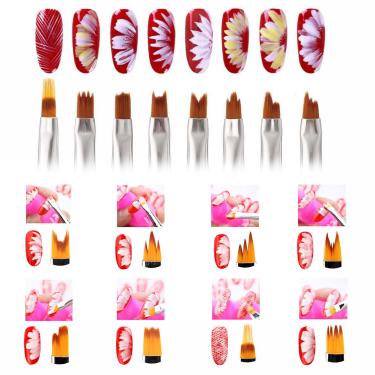 8-Style Ombre Gradient French Art Brush Set  {10 sets/bag} #2