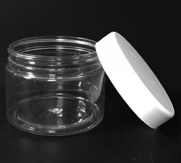 160ml Thin-Wall PET Jar with White Cap (~5.0oz Nail Powder)  {336/case} #3