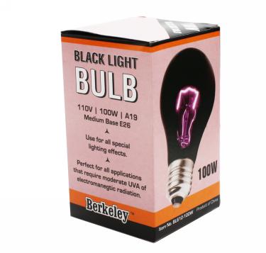 Standard Black Light Bulb - 100W/120V  {100/case}