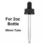 20/400 Cap with 89mm-tube Glass Dropper | For 2oz (60ml) Boston Bottle | {160/lot}