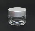 Ultra Clear Glass Jar with Aluminum Cap | 1.3oz (40ml)  {120/case}