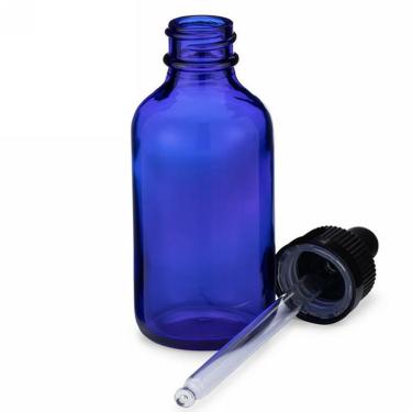 4 oz (120ml) Boston Round Glass Bottle w/Glass Dropper  {128/case} #2