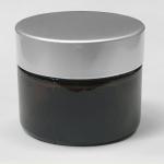 Amber Glass Jar with Aluminum Cap & Inner Seal | 60ml ~ 2oz  {120/case}