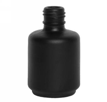 0.5 oz Black Painted Gel Polish Bottle | 15mm neck  {460/case}