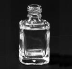 0.5 oz Clear Nail Polish Bottle | Round-Square | 15mm neck  {360/case}
