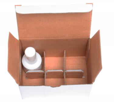 6-Cell Corrugated Box for Nail Polish Bottles  {500 boxes/case}