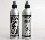 Alcohol Aluminum Bottle with Mist Sprayer | 8.3 fl oz | SILVER  {108/case}