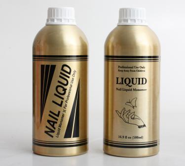 Nail Liquid Thick-Walled Aluminum Bottle | 16.9 fl oz (500ml)  {50/case} #3
