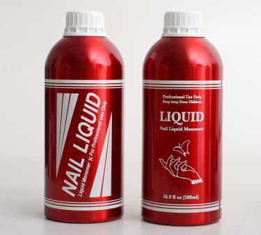 Nail Liquid Thick-Walled Aluminum Bottle | 16.9 fl oz (500ml)  {50/case} #4