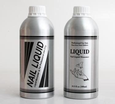 Nail Liquid Thick-Walled Aluminum Bottle | 16.9 fl oz (500ml)  {50/case} #2