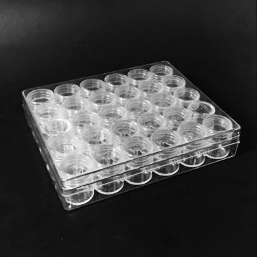 30-Mini Jar Tray | Clear PS Round Jar  {40/case} #3