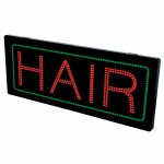 2-In-1 Led Sign || HAIR in bold with frame  {Each}