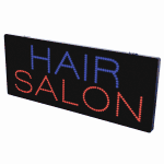 2-In-1 Led Sign || HAIR SALON  {Each}