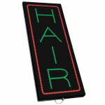2-In-1 Led Sign || HAIR (vertical)  {Each}