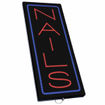 2-In-1 Led Sign || NAILS (vertical)  {Each}