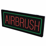 2-In-1 Led Sign || AIRBRUSH with frame  {Each}
