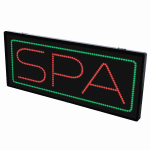 2-In-1 Led Sign || SPA with frame  {Each}