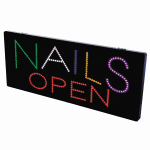 2-In-1 Led Sign || SPA in bold with frame  {Each}