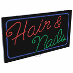 2-In-1 Led Sign || Nails with underline  {Each}