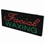 2-In-1 Led Sign || Facial WAXING  {Each}