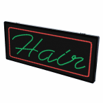 2-In-1 Led Sign || Hair with frame  {Each}