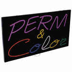 2-In-1 Led Sign || PERM & Color in multicolor  {Each}